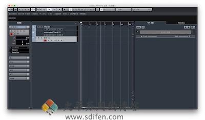 Cubase 主界面 Cubase 主界面