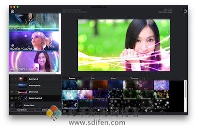 LensFlare Studio 主界面