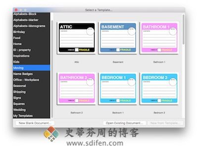 Label Maker 主界面 Label Maker 主界面