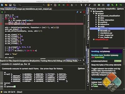 WingIDE 主界面 WingIDE 主界面