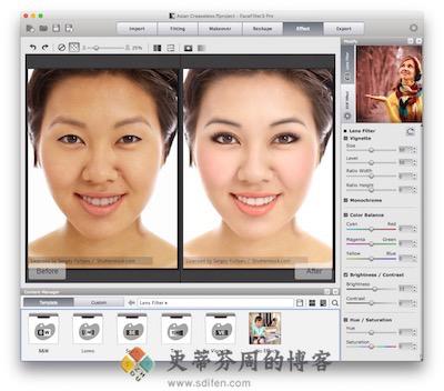 FaceFilter Pro 主界面 FaceFilter Pro 主界面