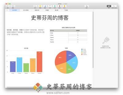Numbers 主界面 Numbers 主界面