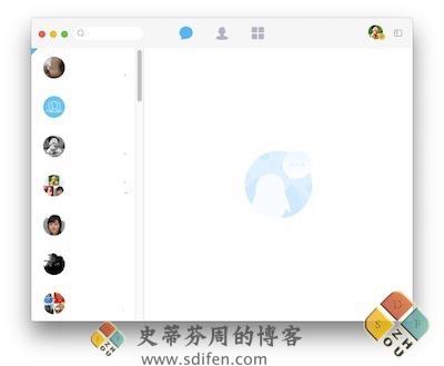 QQ 主界面 QQ 6.3.0 Mac正式版