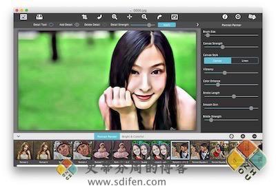 Portrait Painter 主界面 Portrait Painter 1.33 Mac破解版