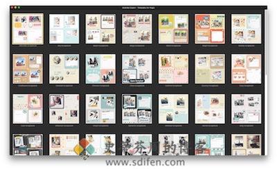 Sketches Expert 主界面 Sketches Expert – Templates for Pages 2.0 Mac破解版