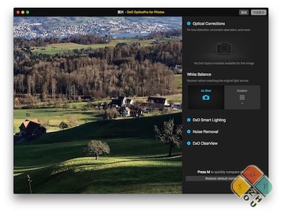 DxO OpticsPro主界面 DxO OpticsPro for Photos 1.4.2 Mac破解版