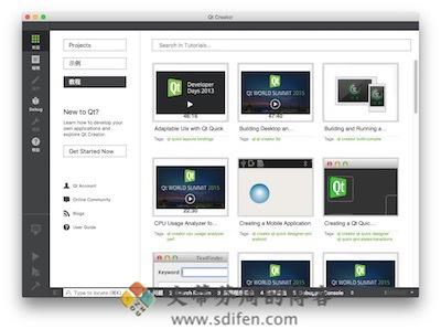 Qt Creator 4.0.3 Mac中文破解版