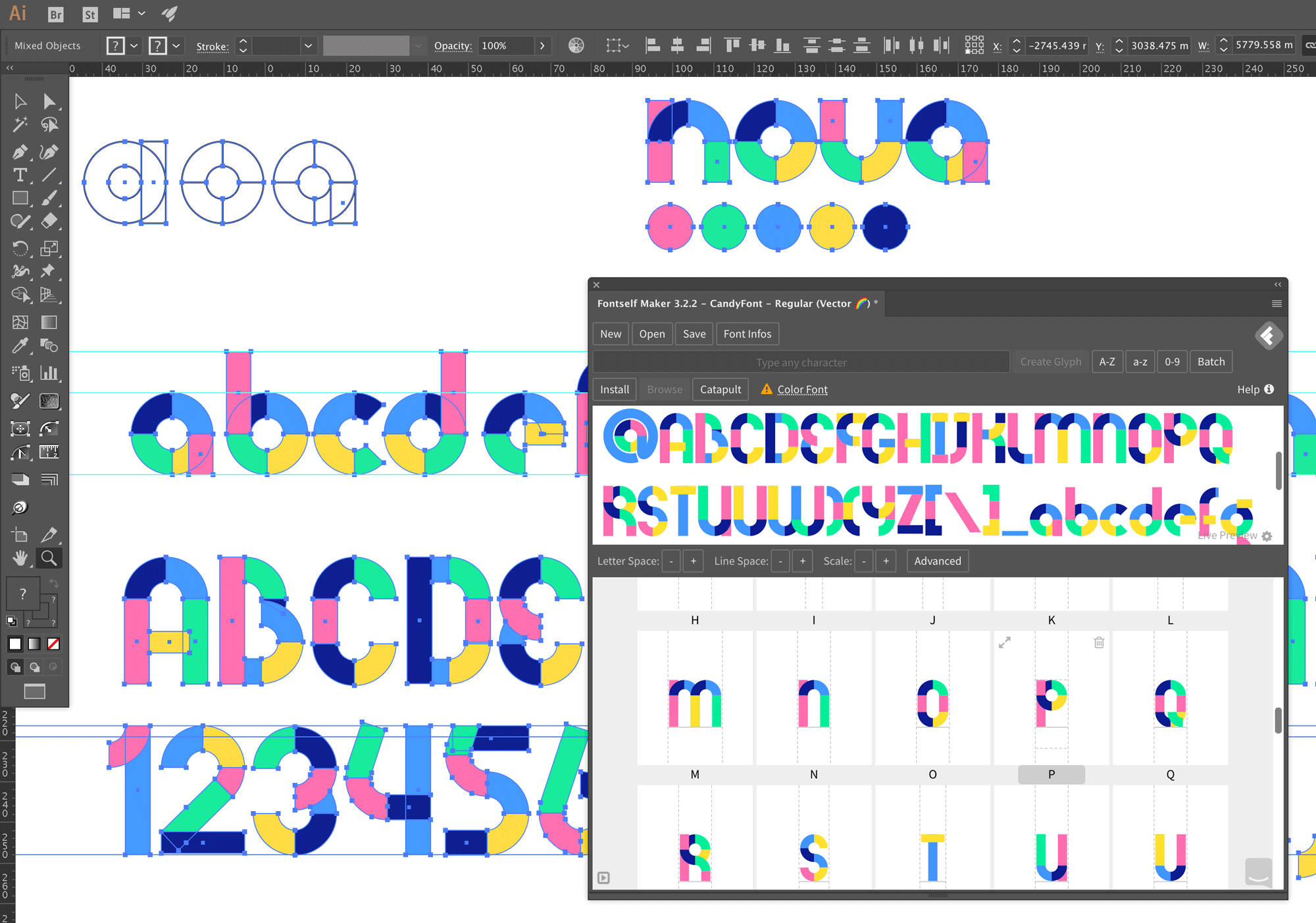 Fontself for Illustrator 1.1.1 WIN – 即插即用的字体制作插件