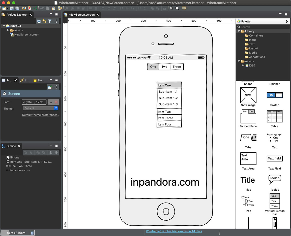 WireframeSketcher 6.2.1 – 快速线框图工具